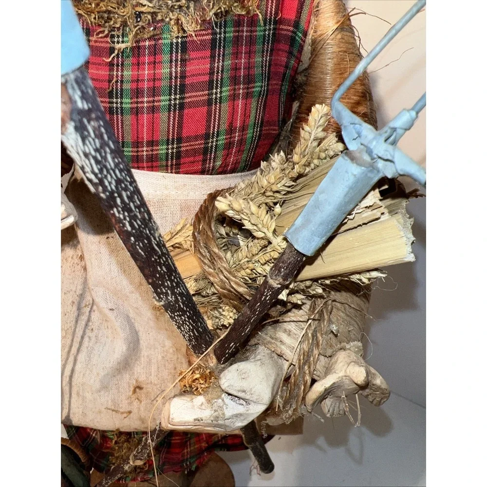 Silvestri Gardener Farmer Scottish Rustic Primitive Autumn Decor‎ Cottage Core